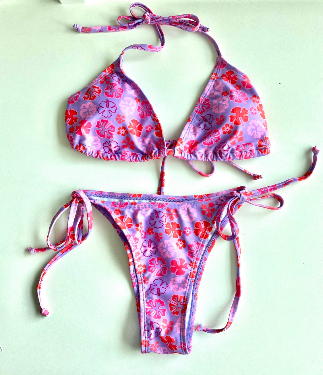 Tropical tri bikini